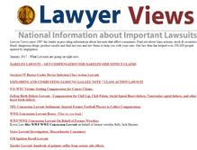 Tablet Screenshot of lawyerviews.com